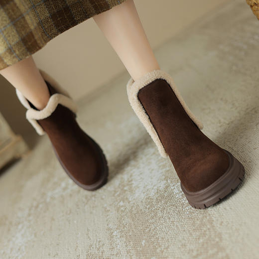 时尚保暖，爆款升级羊毛短靴NJMK-K793 商品图0
