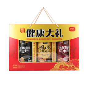 捷氏健康大礼包900g（黑豆粉+小麦胚芽+燕麦片）