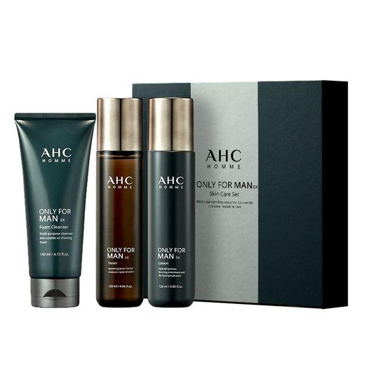 AHC男士水乳洁面三件套护肤礼盒380ml/盒 商品图1