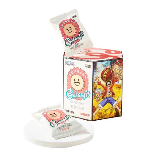 初吉非奶油夹心饼干草莓酸奶味160g 商品图0