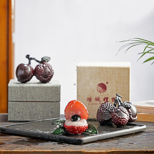 变色荔枝茶宠摆件精品可养玩创意个性茶道茶具配件 商品图3