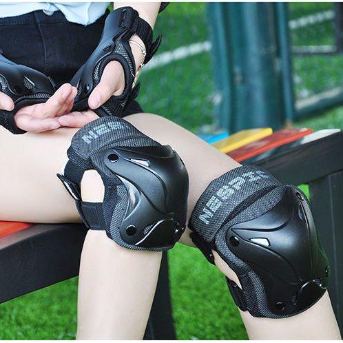 6件套 滑板护具女生成人防护保护装备专业轮滑儿童滑冰男溜冰护肘护膝车 商品图5