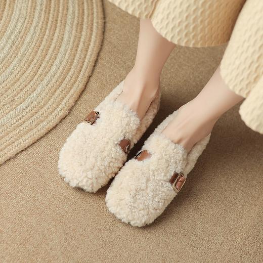 ZHR棉鞋女2023冬季新款加绒毛毛鞋可爱氛围感穿搭软底休闲舒适棉鞋 商品图10