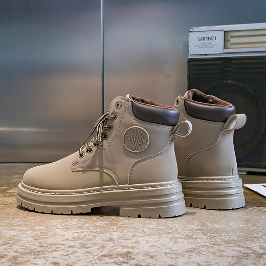 【经典复古加绒款】男女同款情侣大黄靴 柔软舒适 防滑耐磨 增高显瘦 潮飒百搭 商品图2