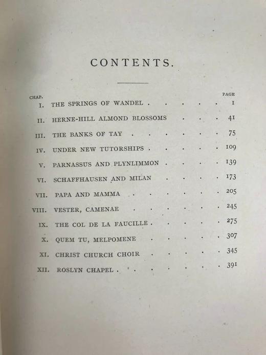 1886年 罗斯金《普雷特利塔》（卷1）自传作品 卷首配2幅插图 全真皮精装大32开 商品图4