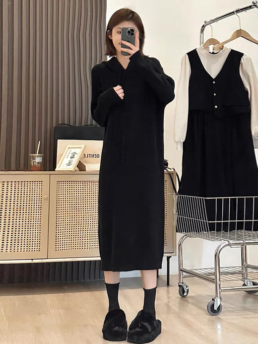 最佳伴侣连帽连衣裙 商品图1