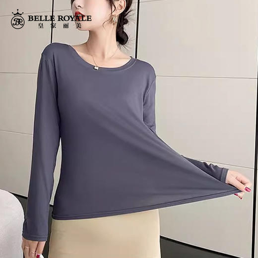 【特价商品不退不换】新款玻尿酸皮肤衣保暖女薄款肌底衣女士养肤润肤打底上衣SZ2685 商品图2