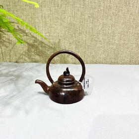 血檀把把壶摆件（微裂）