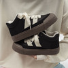 「两款配色！加绒保暖」新款加绒保暖二棉鞋2023秋冬季新款INS潮复古学生帆布鞋女潮 商品缩略图0
