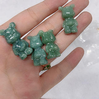 翡翠吊坠-暴力熊 商品图0