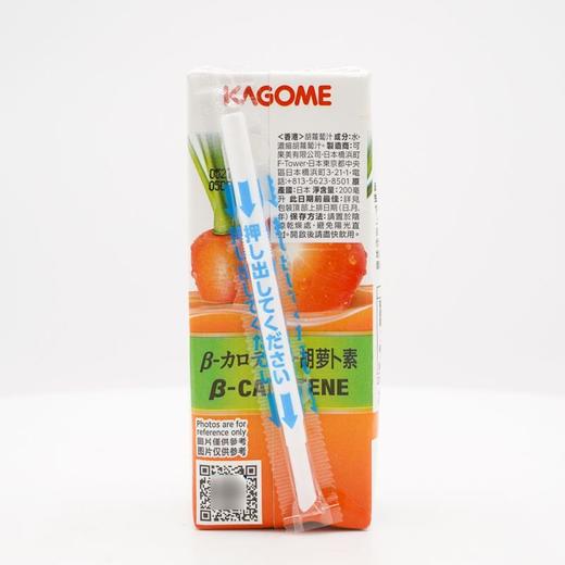 可果美胡萝卜汁200mll/盒 商品图0