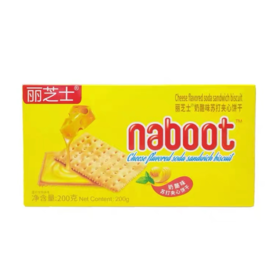 丽芝士奶酪味苏打夹心饼干200g