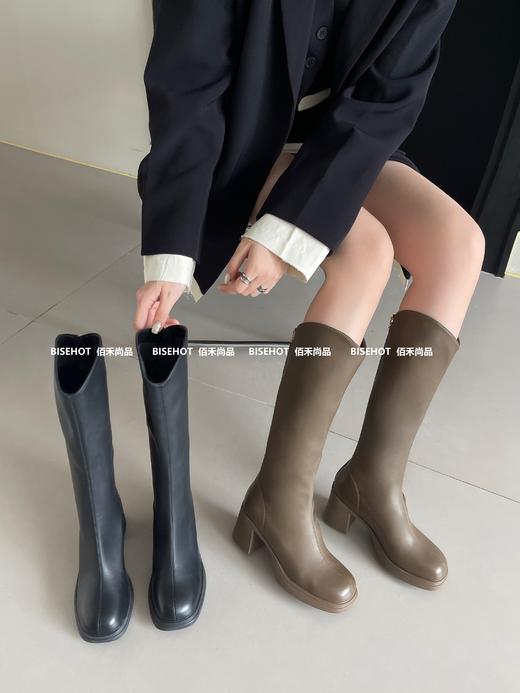 新品女士加绒厚底高靴962B35588（W） 商品图5