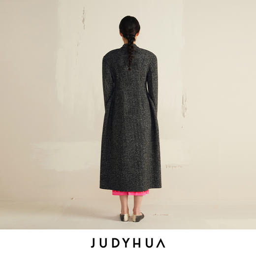 JUDYHUA 收腰廓形设计大衣 商品图2