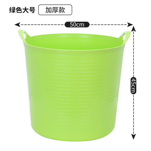 【一桶多用 环形聚温 儿童保温沐浴桶】加厚特大号衣篮储水桶塑料泡澡桶婴儿儿童宝宝洗澡桶洗澡盆沐浴桶 商品图5