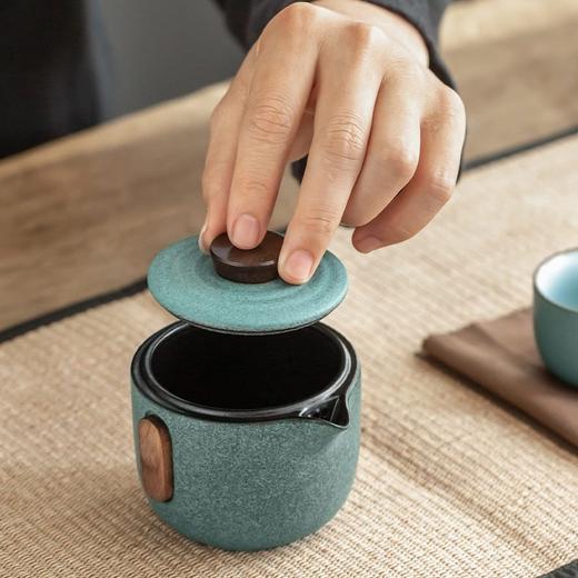 旅行茶具套装随身户外泡茶便携式陶瓷一壶四杯玻璃公道杯茶杯套装 商品图7