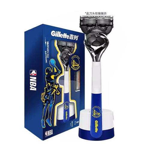 吉列NBA联名致顺剃须刀1刀架2刀头1底座 商品图0