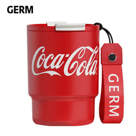 格沵可乐联名车载杯竹简款保温杯可口可乐中国红360MLGE-CK22AW-B21-1