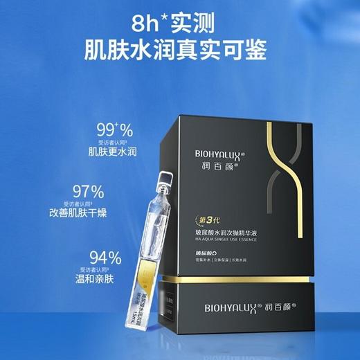 润百颜 玻尿酸水润次抛精华液 1.5ml*10支/盒 商品图0