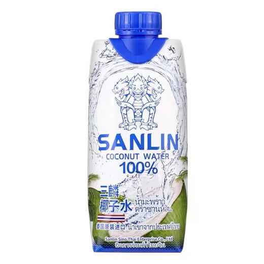 三麟 天然椰子水饮料 330ml/瓶 商品图0