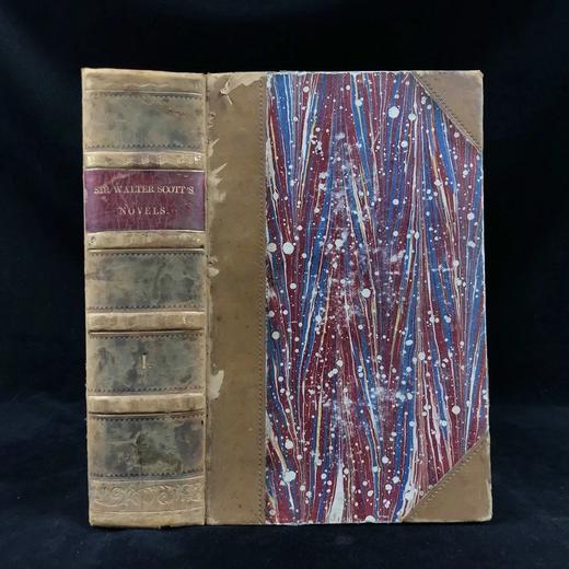 1867年 司各特《威弗利小说》（卷1） 真皮精装18开 商品图0