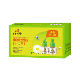皮皮狗电热蚊香液（无香型）2支补充装45ml*45ml