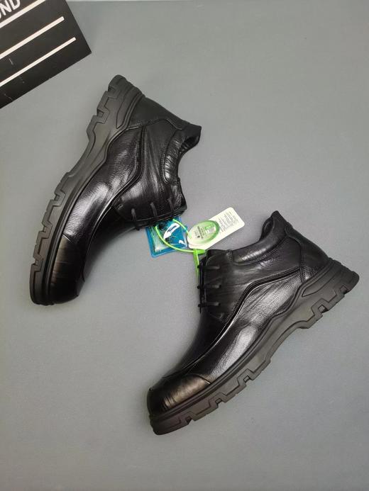 新款上市靰鞡草养脚专家高端商务棉鞋头层牛皮专利配方鞋垫靰鞡草中底保健抑菌鞋真菌除臭鞋垫 商品图3