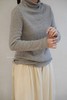 （4折）Doux bleu灰燕麦色高领上衣 商品缩略图1