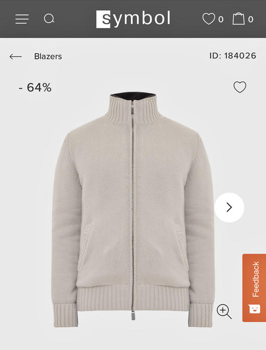 西K 出口韩单元单 复古拉链针织毛衣外套 MY104 商品图4