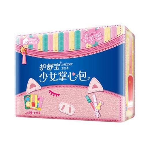 护舒宝少女掌心包淡香棉柔240MM*20片/包 商品图0