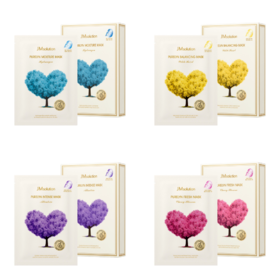 韩国JM Solution Pureene爱心树面膜10片(舒缓/保湿/水油平衡/紧致)