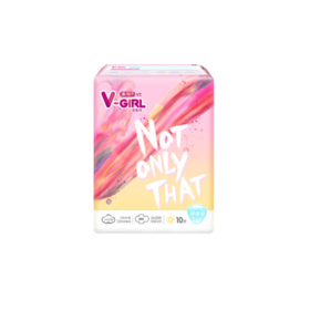 V-GIRL（未可）常规日用卫生巾 245mm 10片