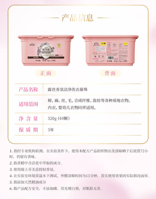 露丝洗衣凝珠120颗（40颗*3盒） 商品图13