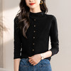 SMZ12135半高领德绒打底衫女新款2023爆款长袖t恤女时尚洋气冬季内搭上衣 商品缩略图1