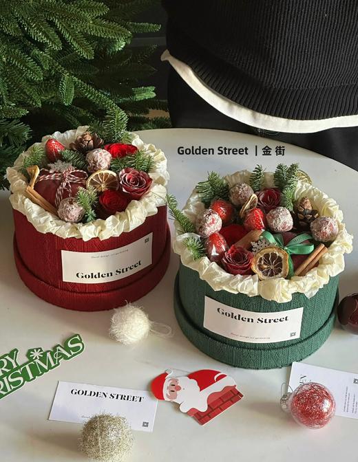 【圣诞花盒】热卖款圣诞针织花盒（22*13cm) 商品图7