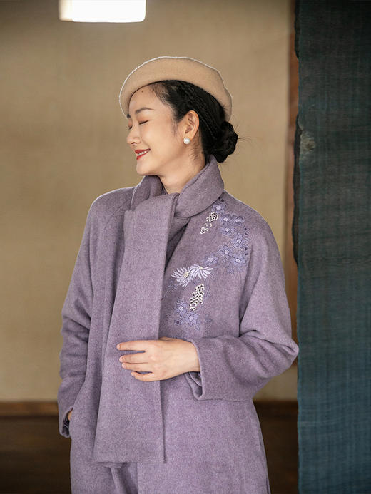 牧衣游原创 进口澳毛羊毛呢围巾舒适保暖 暖冬【不支持会员折】 商品图3