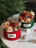 【圣诞花盒】圣诞绒布花盒（22*13cm) 商品缩略图0