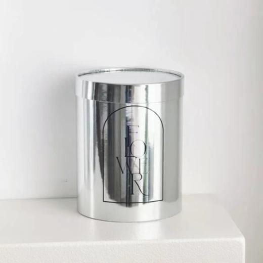 【圣诞花盒】圣诞小银桶3款可选/雪花款/圣诞树款 12*16cm 商品图7
