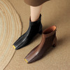 冬季新款，粗跟胎牛毛短靴LD-6631 商品缩略图5