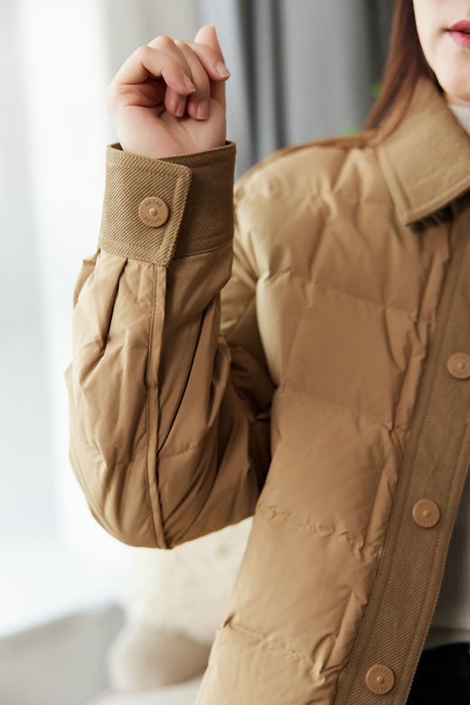 轻盈御寒翻领鹅绒服 商品图8