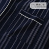 【100%棉】【猫人】【L-3XL】经典条纹开衫男士家居服套装 商品缩略图4