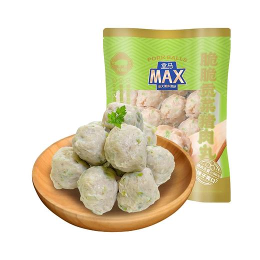 盒马 MAX 脆脆贡菜猪肉丸 500g 商品图0