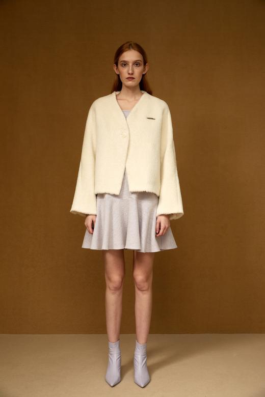 苏力羊驼毛短款外套 商品图1