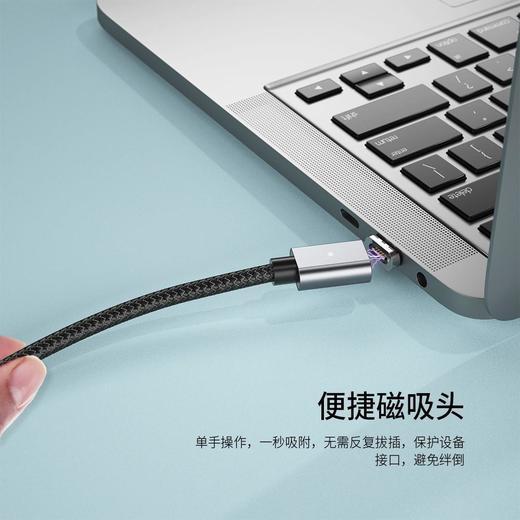 PD100W双头type-c适用小米笔记本电脑快充C to Typec5A磁吸数据线 商品图3
