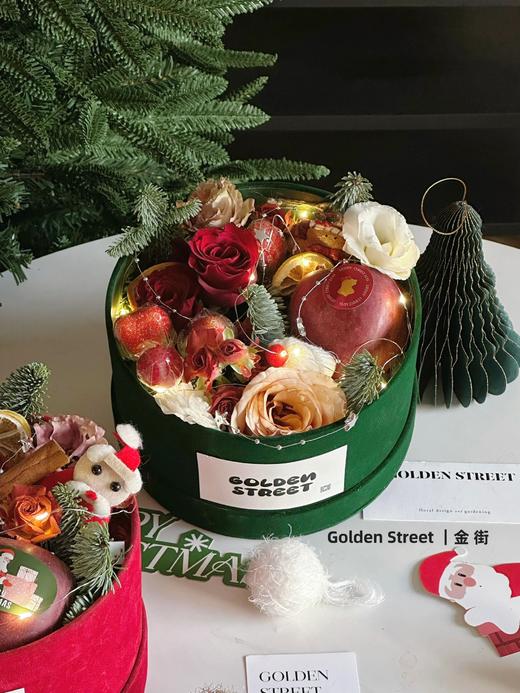 【圣诞花盒】圣诞绒布花盒（22*13cm) 商品图5