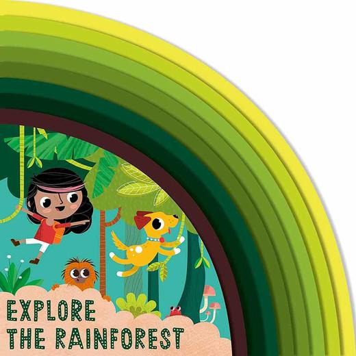 探索雨林 儿童绘本故事纸板书 Carly Madden 英文原版 Explore the Rainforest 商品图0