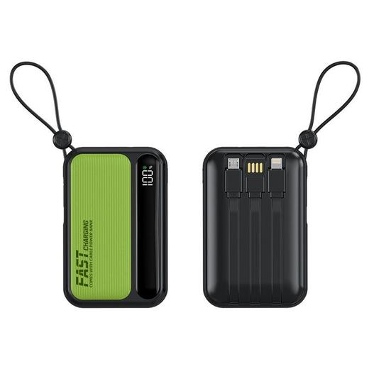 120W跨境自带线10000毫安快充电宝迷你小巧礼品移动电源 商品图4