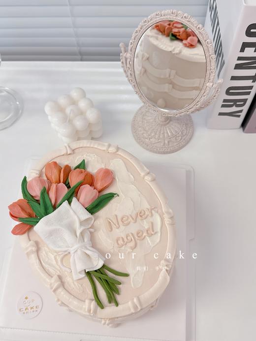 刮刀花郁金香蛋糕-低糖处理无添加 商品图2