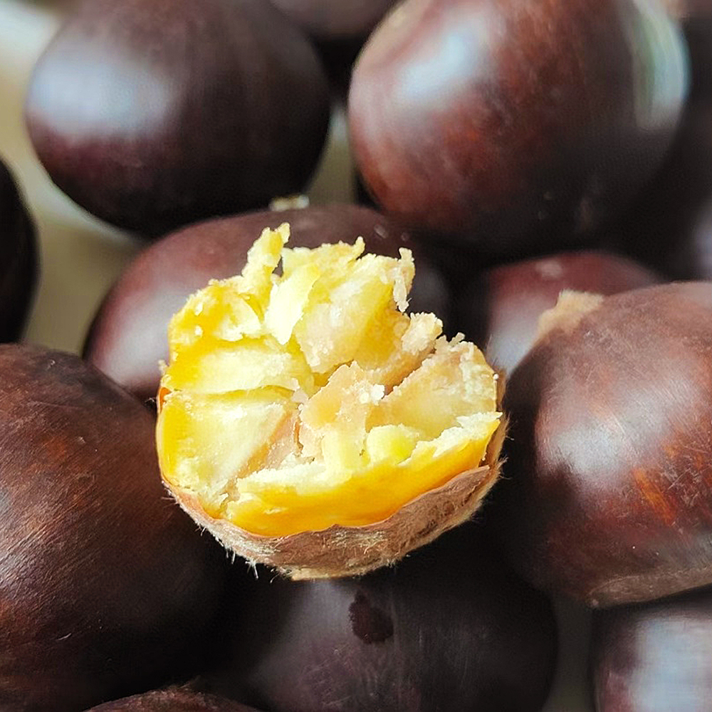 『老树迁西板栗』去壳生板栗仁+带壳生板栗，高山生长，细腻饱满，粉、糯、沙、甜