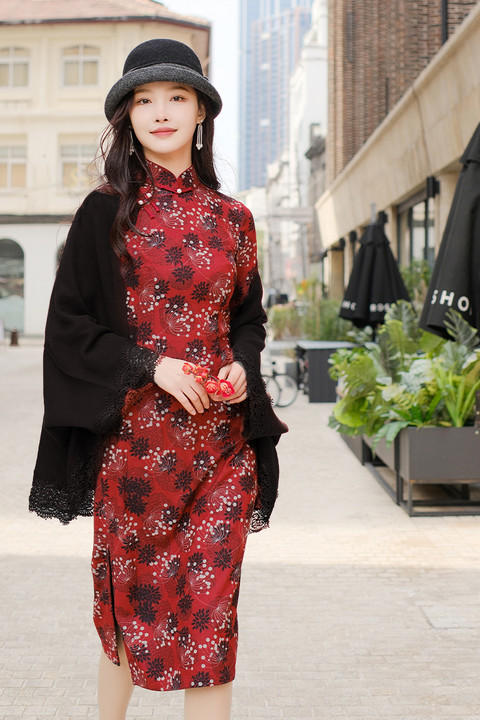 逸红颜周末小集市#旧时光的古典美人,蕾丝羊毛开衫/披肩/围巾『诗音』 商品图11